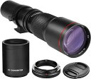 【中古】高出力500mm/1000mm f/8 手動望遠レンズ Canon Digital EOS Rebel T2i、T3、T3i、T5i、T6i、T6s、T...
