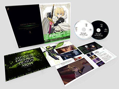 ご来店ありがとうございます。昭和・平成のCD、DVD、家電、音響機器など希少な商品も多数そろえています。レコード、楽器の取り扱いはございません。掲載していない商品もお探しいたします。映像商品にはタイトル最後に[DVD]、[Blu-ray]と表記しています。表記ないものはCDとなります。お気軽にメールにてお問い合わせください。終わりのセラフ 第2巻(初回限定生産)(特典ドラマCD付) [Blu-ray]【メーカー名】NBCユニバーサル・エンターテイメントジャパン【メーカー型番】【ブランド名】Nbcユニバーサル エンターテイメント【商品説明】終わりのセラフ 第2巻(初回限定生産)(特典ドラマCD付) [Blu-ray]・中古品（ユーズド品）について商品画像はイメージです。中古という特性上、使用に影響ない程度の使用感・経年劣化（傷、汚れなど）がある場合がございます。商品のコンディション、付属品の有無については入荷の度異なります。また、中古品の特性上、ギフトには適しておりません。商品名に『初回』、『限定』、『〇〇付き』等の記載がございましても、特典・付属品・保証等は原則付属しておりません。付属品や消耗品に保証はございません。当店では初期不良に限り、商品到着から7日間は返品を受付けております。注文後の購入者様都合によるキャンセル・返品はお受けしていません。他モールでも併売している商品の為、完売の際は在庫確保できない場合がございます。ご注文からお届けまで1、ご注文⇒ご注文は24時間受け付けております。2、注文確認⇒ご注文後、当店から注文確認メールを送信します。3、在庫確認⇒新品、新古品：3-5日程度でお届け。※中古品は受注後に、再検品、メンテナンス等により、お届けまで3日-10日営業日程度とお考え下さい。米海外倉庫から取り寄せの商品については発送の場合は3週間程度かかる場合がございます。　※離島、北海道、九州、沖縄は遅れる場合がございます。予めご了承下さい。※配送業者、発送方法は選択できません。お電話でのお問合せは少人数で運営の為受け付けておりませんので、メールにてお問合せお願い致します。お客様都合によるご注文後のキャンセル・返品はお受けしておりませんのでご了承下さい。ご来店ありがとうございます。昭和・平成のCD、DVD、家電、音響機器など希少な商品も多数そろえています。レコード、楽器の取り扱いはございません。掲載していない商品もお探しいたします。映像商品にはタイトル最後に[DVD]、[Blu-ray]と表記しています。表記ないものはCDとなります。お気軽にメールにてお問い合わせください。