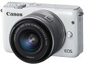 【中古】Canon ミラーレス一眼カメラ EOS M10 レンズキット(ホワイト) EF-M15-45mm F3.5-6.3 IS STM 付属 EOSM10W...