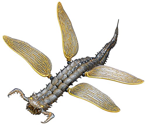 【中古】タケヤ式自在置物 蛇螻蛄 鉄錆地調 約405mm PVC&ABS製 塗装済み可動フィギュア KT-011