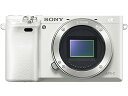 【中古】SONY(ソニー) ミラーレス一眼 α6000 ボディ ホワイト