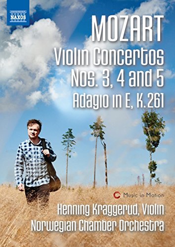 šMozart: Violin Concertos Nos 3-5 & Adagio in E K 261 [DVD]