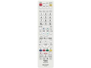 【中古】シャープ SHARP テレビリモコン 0106380508
