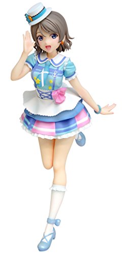 【中古】ウェーブ Dream Tech ラブライブ!サンシャイン!! 渡辺 曜 君のこころは輝いてるかい?Ver. 1/8スケール PVC製 塗装済み 完成品 フィギュア