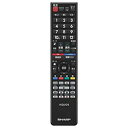 【中古】SHARP(シャープ) 純正テレビ用リモコン RRMCGD162WJSA【部品番号:0106380480】