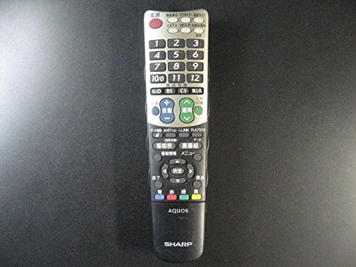 【中古】シャープ テレビリモコン