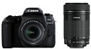 【中古】Canon デジタル一眼レフカメラ EOS 9000D ダブルズームキット EF-S18-55mm/EF-S55-250mm 付属 EOS9000D-W...