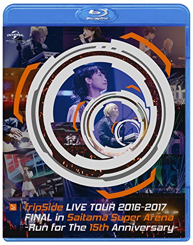ご来店ありがとうございます。昭和・平成のCD、DVD、家電、音響機器など希少な商品も多数そろえています。レコード、楽器の取り扱いはございません。掲載していない商品もお探しいたします。映像商品にはタイトル最後に[DVD]、[Blu-ray]と表記しています。表記ないものはCDとなります。お気軽にメールにてお問い合わせください。fripSide LIVE TOUR 2016-2017 FINAL in Saitama Super Arena -Run for the 15th Anniversary-(通常版) [Blu-ray]【メーカー名】NBCユニバーサル・エンターテイメントジャパン【メーカー型番】【ブランド名】【商品説明】fripSide LIVE TOUR 2016-2017 FINAL in Saitama Super Arena -Run for the 15th Anniversary-(通常版) [Blu-ray]・中古品（ユーズド品）について商品画像はイメージです。中古という特性上、使用に影響ない程度の使用感・経年劣化（傷、汚れなど）がある場合がございます。商品のコンディション、付属品の有無については入荷の度異なります。また、中古品の特性上、ギフトには適しておりません。商品名に『初回』、『限定』、『〇〇付き』等の記載がございましても、特典・付属品・保証等は原則付属しておりません。付属品や消耗品に保証はございません。当店では初期不良に限り、商品到着から7日間は返品を受付けております。注文後の購入者様都合によるキャンセル・返品はお受けしていません。他モールでも併売している商品の為、完売の際は在庫確保できない場合がございます。ご注文からお届けまで1、ご注文⇒ご注文は24時間受け付けております。2、注文確認⇒ご注文後、当店から注文確認メールを送信します。3、在庫確認⇒新品、新古品：3-5日程度でお届け。※中古品は受注後に、再検品、メンテナンス等により、お届けまで3日-10日営業日程度とお考え下さい。米海外倉庫から取り寄せの商品については発送の場合は3週間程度かかる場合がございます。　※離島、北海道、九州、沖縄は遅れる場合がございます。予めご了承下さい。※配送業者、発送方法は選択できません。お電話でのお問合せは少人数で運営の為受け付けておりませんので、メールにてお問合せお願い致します。お客様都合によるご注文後のキャンセル・返品はお受けしておりませんのでご了承下さい。