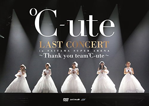 ご来店ありがとうございます。昭和・平成のCD、DVD、家電、音響機器など希少な商品も多数そろえています。レコード、楽器の取り扱いはございません。掲載していない商品もお探しいたします。映像商品にはタイトル最後に[DVD]、[Blu-ray]と表記しています。表記ないものはCDとなります。お気軽にメールにてお問い合わせください。℃-ute ラストコンサート in さいたまスーパーアリーナ ~Thank you team℃-ute~ [DVD]【メーカー名】アップフロントワークス(ゼティマ)【メーカー型番】【ブランド名】【商品説明】℃-ute ラストコンサート in さいたまスーパーアリーナ ~Thank you team℃-ute~ [DVD]・中古品（ユーズド品）について商品画像はイメージです。中古という特性上、使用に影響ない程度の使用感・経年劣化（傷、汚れなど）がある場合がございます。商品のコンディション、付属品の有無については入荷の度異なります。また、中古品の特性上、ギフトには適しておりません。商品名に『初回』、『限定』、『〇〇付き』等の記載がございましても、特典・付属品・保証等は原則付属しておりません。付属品や消耗品に保証はございません。当店では初期不良に限り、商品到着から7日間は返品を受付けております。注文後の購入者様都合によるキャンセル・返品はお受けしていません。他モールでも併売している商品の為、完売の際は在庫確保できない場合がございます。ご注文からお届けまで1、ご注文⇒ご注文は24時間受け付けております。2、注文確認⇒ご注文後、当店から注文確認メールを送信します。3、在庫確認⇒新品、新古品：3-5日程度でお届け。※中古品は受注後に、再検品、メンテナンス等により、お届けまで3日-10日営業日程度とお考え下さい。米海外倉庫から取り寄せの商品については発送の場合は3週間程度かかる場合がございます。　※離島、北海道、九州、沖縄は遅れる場合がございます。予めご了承下さい。※配送業者、発送方法は選択できません。お電話でのお問合せは少人数で運営の為受け付けておりませんので、メールにてお問合せお願い致します。お客様都合によるご注文後のキャンセル・返品はお受けしておりませんのでご了承下さい。ご来店ありがとうございます。昭和・平成のCD、DVD、家電、音響機器など希少な商品も多数そろえています。レコード、楽器の取り扱いはございません。掲載していない商品もお探しいたします。映像商品にはタイトル最後に[DVD]、[Blu-ray]と表記しています。表記ないものはCDとなります。お気軽にメールにてお問い合わせください。