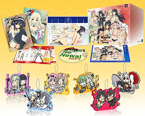 【中古】閃乱カグラ Burst Re:Newal にゅうにゅうDXパック 【先着購入特典】「禁断の果実 キューティーピーチ&メロン」DLC衣装プロダクトコード付きイラストカード 付 - PS4