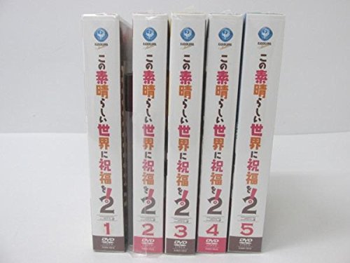 ご来店ありがとうございます。昭和・平成のCD、DVD、家電、音響機器など希少な商品も多数そろえています。レコード、楽器の取り扱いはございません。掲載していない商品もお探しいたします。映像商品にはタイトル最後に[DVD]、[Blu-ray]と表記しています。表記ないものはCDとなります。お気軽にメールにてお問い合わせください。未開封 この素晴らしい世界に祝福を! 2 DVD 全5巻セット♪V3242【メーカー名】【メーカー型番】【ブランド名】【商品説明】未開封 この素晴らしい世界に祝福を! 2 DVD 全5巻セット♪V3242・中古品（ユーズド品）について商品画像はイメージです。中古という特性上、使用に影響ない程度の使用感・経年劣化（傷、汚れなど）がある場合がございます。商品のコンディション、付属品の有無については入荷の度異なります。また、中古品の特性上、ギフトには適しておりません。商品名に『初回』、『限定』、『〇〇付き』等の記載がございましても、特典・付属品・保証等は原則付属しておりません。付属品や消耗品に保証はございません。当店では初期不良に限り、商品到着から7日間は返品を受付けております。注文後の購入者様都合によるキャンセル・返品はお受けしていません。他モールでも併売している商品の為、完売の際は在庫確保できない場合がございます。ご注文からお届けまで1、ご注文⇒ご注文は24時間受け付けております。2、注文確認⇒ご注文後、当店から注文確認メールを送信します。3、在庫確認⇒新品、新古品：3-5日程度でお届け。※中古品は受注後に、再検品、メンテナンス等により、お届けまで3日-10日営業日程度とお考え下さい。米海外倉庫から取り寄せの商品については発送の場合は3週間程度かかる場合がございます。　※離島、北海道、九州、沖縄は遅れる場合がございます。予めご了承下さい。※配送業者、発送方法は選択できません。お電話でのお問合せは少人数で運営の為受け付けておりませんので、メールにてお問合せお願い致します。お客様都合によるご注文後のキャンセル・返品はお受けしておりませんのでご了承下さい。