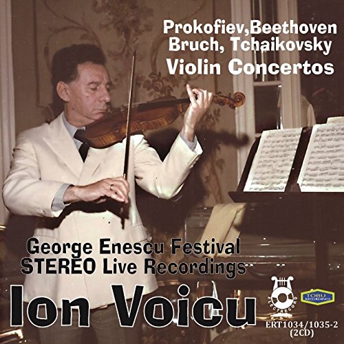 【中古】ERT1034/35 プロコフィエフ、ベートーヴェン、ブルッフ、チャイコフスキー:ヴァイオリン協奏曲集 イオン・ヴォイク(ヴァイオリン)ジョルジュ・エネスコ国際音楽祭ライヴ