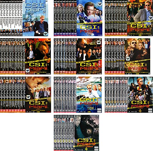 【中古】CSI:マイアミ　シーズン 1、2、3、4、5、6、7、8、9、ファイナル [レンタル落ち] 全80巻セット [マーケットプレイスDVDセット商品]