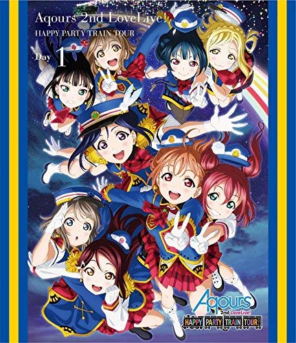 [중고] 러브라이브! 선샤인!! Aqours 2nd LoveLive! HAPPY PARTY TRAIN TOUR Blu-ray (사이타마 공연 Day1)