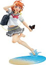 【中古】With Fans! ラブライブ! サンシャイン!! 高海千歌?? Blu-rayジャケットVer. 1/7スケール ABS&PVC製 塗装済み完成品フ...