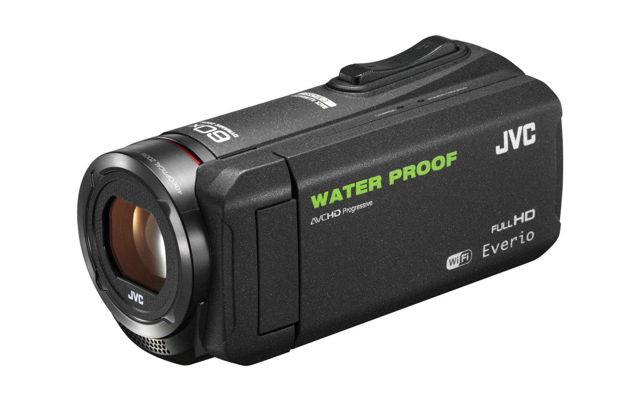【中古】JVCケンウッド JVC KENWOOD JVC ビデオカメラ EVERIO 防水 防塵 内蔵メモリー64GB ブラック GZ-RX500-B