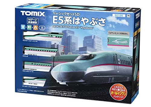 【中古】トミーテック(TOMYTEC)TOMIX Nゲージ ベーシックセット SD E5系はやぶさ 90186 鉄道模型 入門セット