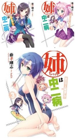 【中古】姉ちゃんは中二病 文庫 1-3巻セット (HJ文庫)