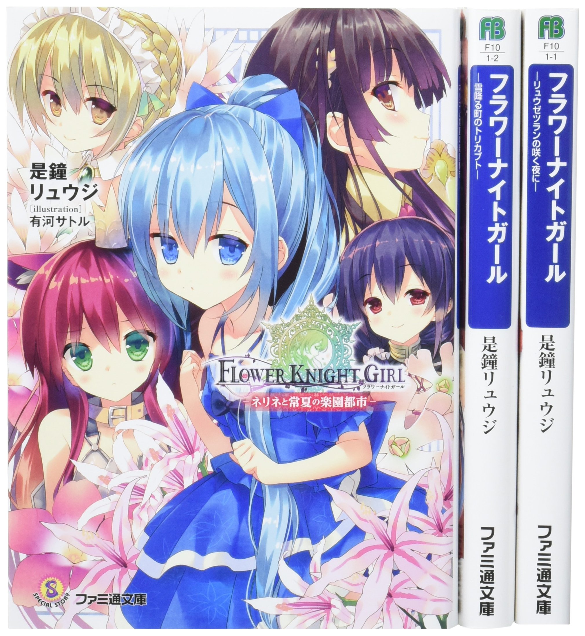 Byrds C - 【中古】フラワーナイトガール 文庫 1-3巻セット (ファミ通文庫)