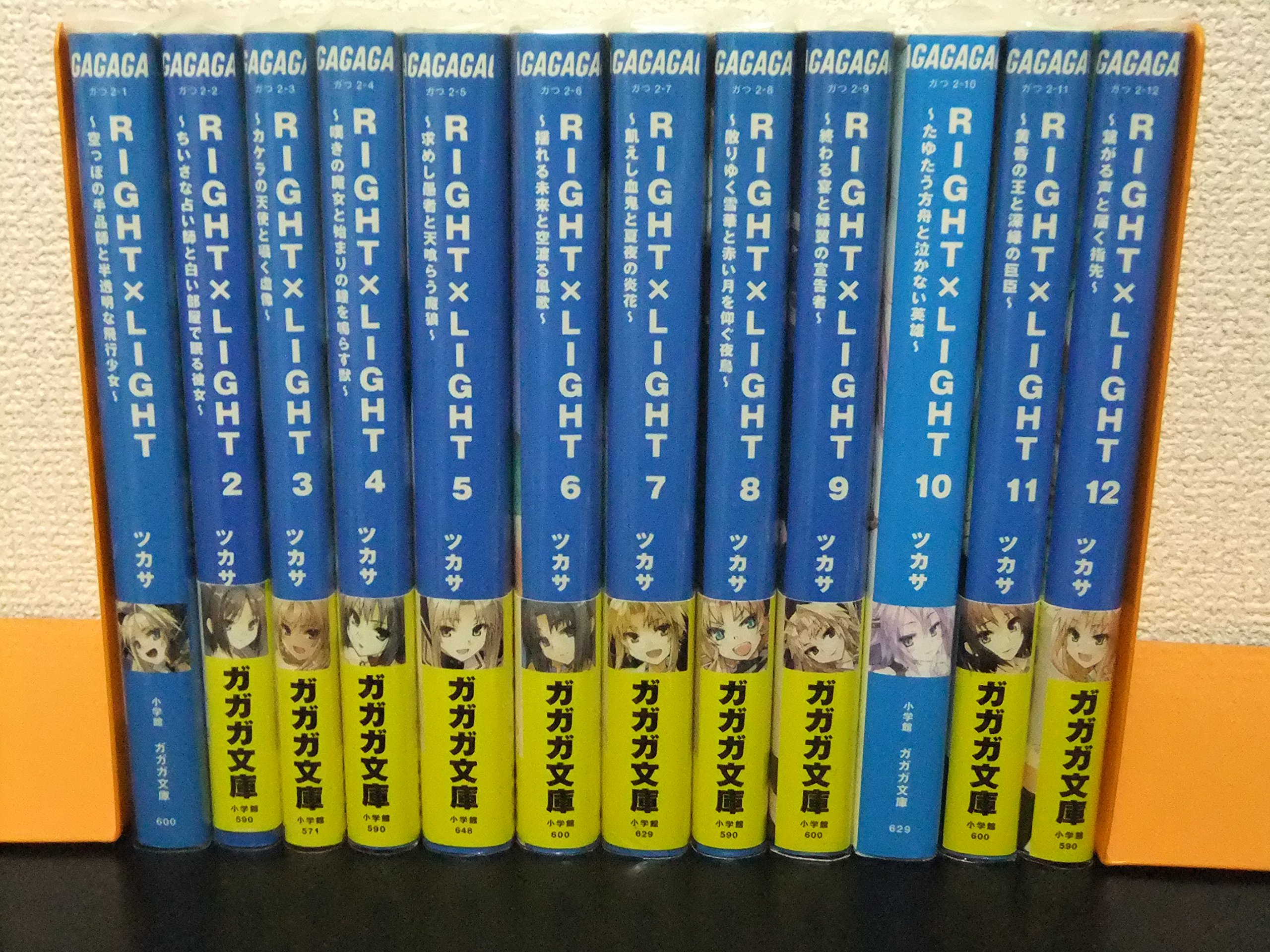 【中古】RIGHT×LIGHT 文庫 全12巻完結セット (ガガガ文庫)
