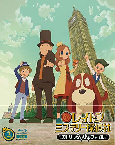 【中古】レイトン　ミステリー探偵社　〜カトリーのナゾトキファイル〜　Blu−ray　BOX　2 [Blu-ray]