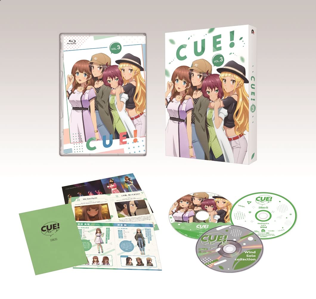 ご来店ありがとうございます。昭和・平成のCD、DVD、家電、音響機器など希少な商品も多数そろえています。レコード、楽器の取り扱いはございません。掲載していない商品もお探しいたします。映像商品にはタイトル最後に[DVD]、[Blu-ray]と表記しています。表記ないものはCDとなります。お気軽にメールにてお問い合わせください。TVアニメ「CUE!」3巻(特典なし) [Blu-ray]【メーカー名】ポニーキャニオン【メーカー型番】【ブランド名】ポニーキャニオン【商品説明】TVアニメ「CUE!」3巻(特典なし) [Blu-ray]・中古品（ユーズド品）について商品画像はイメージです。中古という特性上、使用に影響ない程度の使用感・経年劣化（傷、汚れなど）がある場合がございます。商品のコンディション、付属品の有無については入荷の度異なります。また、中古品の特性上、ギフトには適しておりません。商品名に『初回』、『限定』、『〇〇付き』等の記載がございましても、特典・付属品・保証等は原則付属しておりません。付属品や消耗品に保証はございません。当店では初期不良に限り、商品到着から7日間は返品を受付けております。注文後の購入者様都合によるキャンセル・返品はお受けしていません。他モールでも併売している商品の為、完売の際は在庫確保できない場合がございます。ご注文からお届けまで1、ご注文⇒ご注文は24時間受け付けております。2、注文確認⇒ご注文後、当店から注文確認メールを送信します。3、在庫確認⇒新品、新古品：3-5日程度でお届け。※中古品は受注後に、再検品、メンテナンス等により、お届けまで3日-10日営業日程度とお考え下さい。米海外倉庫から取り寄せの商品については発送の場合は3週間程度かかる場合がございます。　※離島、北海道、九州、沖縄は遅れる場合がございます。予めご了承下さい。※配送業者、発送方法は選択できません。お電話でのお問合せは少人数で運営の為受け付けておりませんので、メールにてお問合せお願い致します。お客様都合によるご注文後のキャンセル・返品はお受けしておりませんのでご了承下さい。ご来店ありがとうございます。昭和・平成のCD、DVD、家電、音響機器など希少な商品も多数そろえています。レコード、楽器の取り扱いはございません。掲載していない商品もお探しいたします。映像商品にはタイトル最後に[DVD]、[Blu-ray]と表記しています。表記ないものはCDとなります。お気軽にメールにてお問い合わせください。