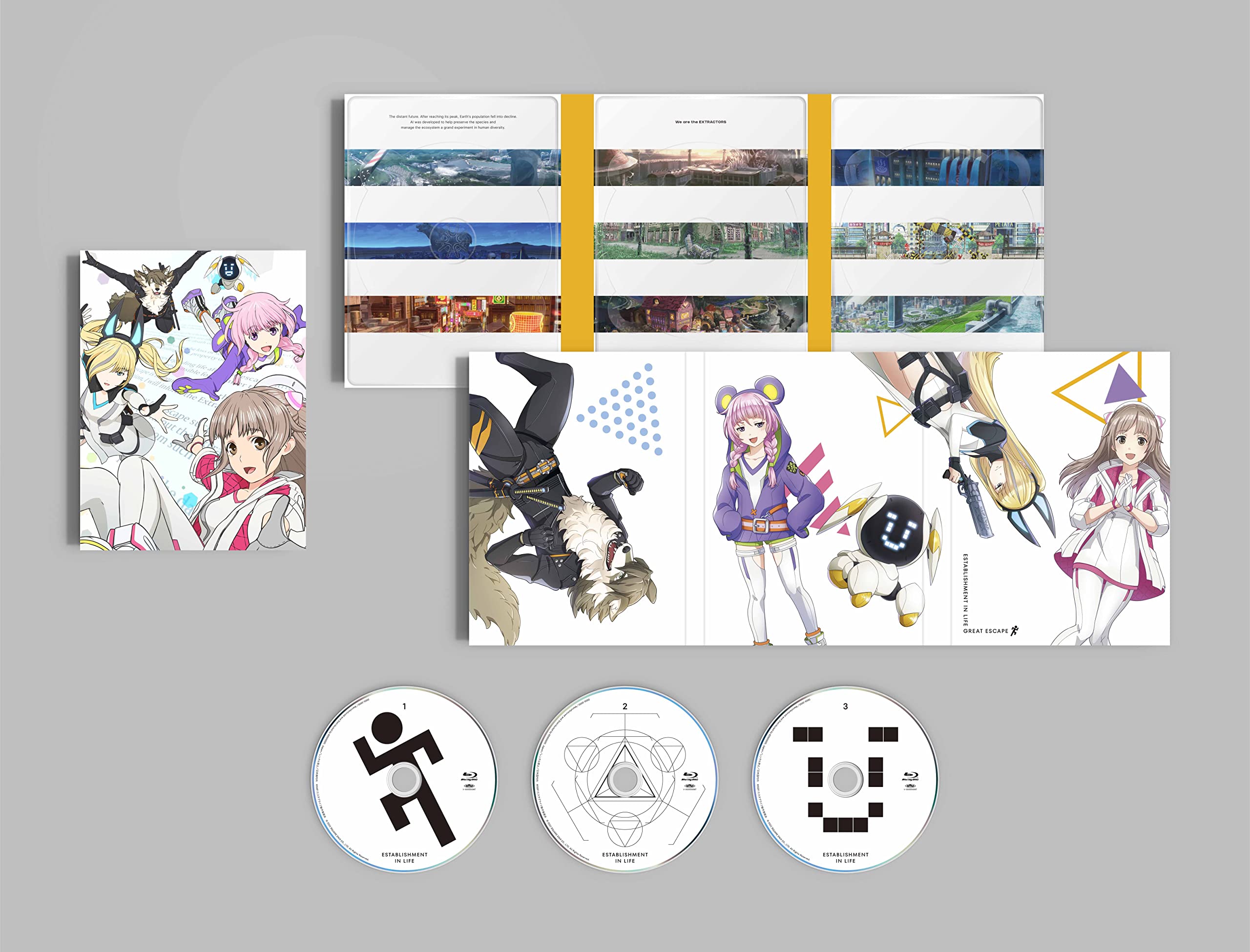 【中古】エスタブライフ グレイトエスケープ Blu-ray BOX(3枚組)