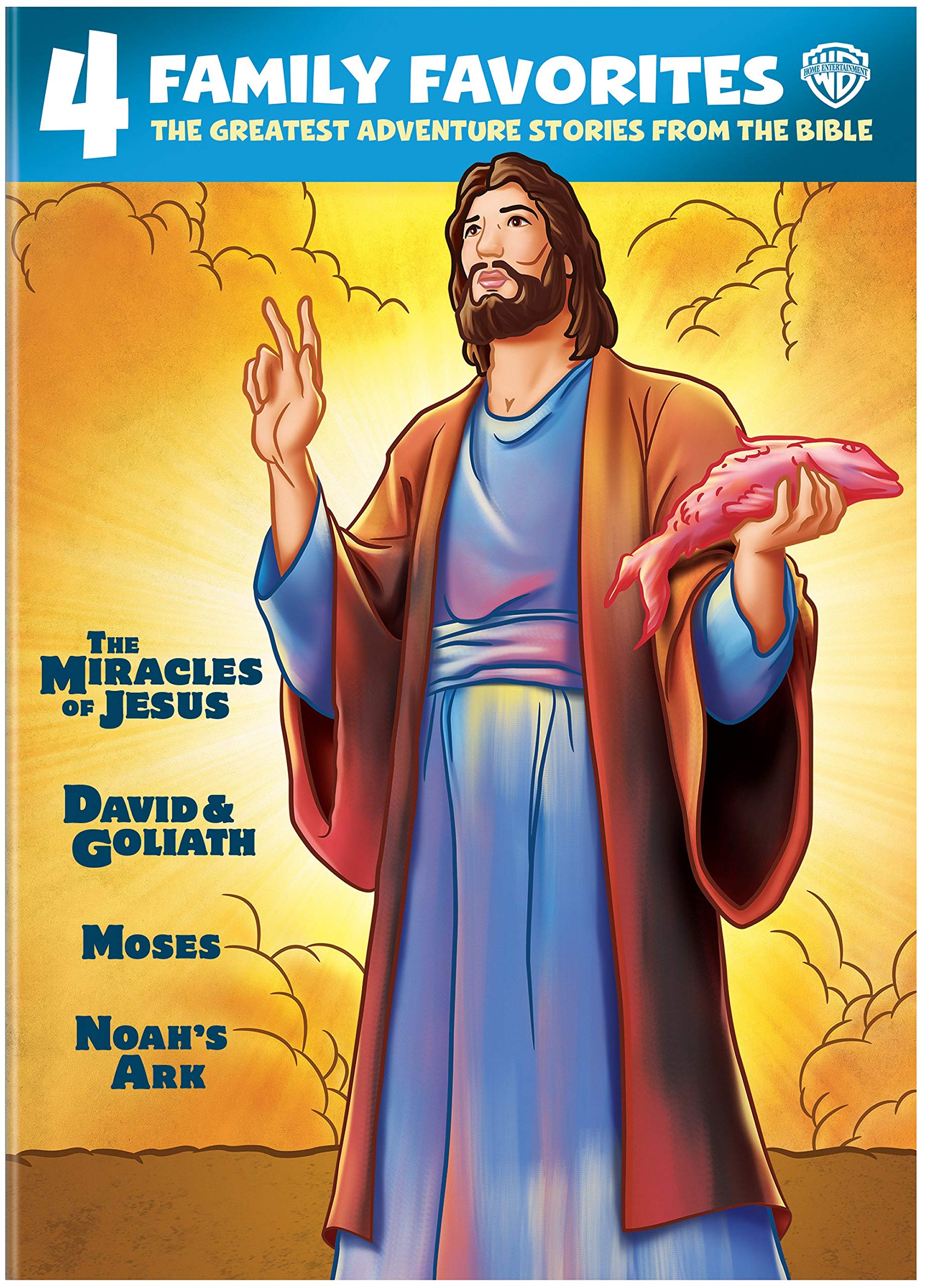 【中古】4 Family Favorites: The Greatest Adventure Stories From the Bible