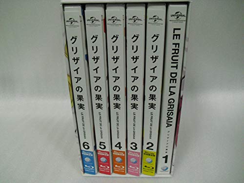 ご来店ありがとうございます。昭和・平成のCD、DVD、家電、音響機器など希少な商品も多数そろえています。レコード、楽器の取り扱いはございません。掲載していない商品もお探しいたします。映像商品にはタイトル最後に[DVD]、[Blu-ray]と表記しています。表記ないものはCDとなります。お気軽にメールにてお問い合わせください。アニメ グリザイアの果実 Blu-ray 初回限定版 全6巻セット 全巻収納BOX付き【メーカー名】【メーカー型番】【ブランド名】NBCユニバーサル・エンターテイメント【商品説明】アニメ グリザイアの果実 Blu-ray 初回限定版 全6巻セット 全巻収納BOX付き・中古品（ユーズド品）について商品画像はイメージです。中古という特性上、使用に影響ない程度の使用感・経年劣化（傷、汚れなど）がある場合がございます。商品のコンディション、付属品の有無については入荷の度異なります。また、中古品の特性上、ギフトには適しておりません。商品名に『初回』、『限定』、『〇〇付き』等の記載がございましても、特典・付属品・保証等は原則付属しておりません。付属品や消耗品に保証はございません。当店では初期不良に限り、商品到着から7日間は返品を受付けております。注文後の購入者様都合によるキャンセル・返品はお受けしていません。他モールでも併売している商品の為、完売の際は在庫確保できない場合がございます。ご注文からお届けまで1、ご注文⇒ご注文は24時間受け付けております。2、注文確認⇒ご注文後、当店から注文確認メールを送信します。3、在庫確認⇒新品、新古品：3-5日程度でお届け。※中古品は受注後に、再検品、メンテナンス等により、お届けまで3日-10日営業日程度とお考え下さい。米海外倉庫から取り寄せの商品については発送の場合は3週間程度かかる場合がございます。　※離島、北海道、九州、沖縄は遅れる場合がございます。予めご了承下さい。※配送業者、発送方法は選択できません。お電話でのお問合せは少人数で運営の為受け付けておりませんので、メールにてお問合せお願い致します。お客様都合によるご注文後のキャンセル・返品はお受けしておりませんのでご了承下さい。ご来店ありがとうございます。昭和・平成のCD、DVD、家電、音響機器など希少な商品も多数そろえています。レコード、楽器の取り扱いはございません。掲載していない商品もお探しいたします。映像商品にはタイトル最後に[DVD]、[Blu-ray]と表記しています。表記ないものはCDとなります。お気軽にメールにてお問い合わせください。