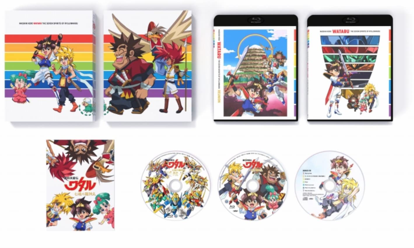 ご来店ありがとうございます。昭和・平成のCD、DVD、家電、音響機器など希少な商品も多数そろえています。レコード、楽器の取り扱いはございません。掲載していない商品もお探しいたします。映像商品にはタイトル最後に[DVD]、[Blu-ray]と表記しています。表記ないものはCDとなります。お気軽にメールにてお問い合わせください。【Blu-ray】魔神英雄伝ワタル 七魂の龍神丸 Blu-ray Complete BOX【メーカー名】【メーカー型番】【ブランド名】【商品説明】【Blu-ray】魔神英雄伝ワタル 七魂の龍神丸 Blu-ray Complete BOX・中古品（ユーズド品）について商品画像はイメージです。中古という特性上、使用に影響ない程度の使用感・経年劣化（傷、汚れなど）がある場合がございます。商品のコンディション、付属品の有無については入荷の度異なります。また、中古品の特性上、ギフトには適しておりません。商品名に『初回』、『限定』、『〇〇付き』等の記載がございましても、特典・付属品・保証等は原則付属しておりません。付属品や消耗品に保証はございません。当店では初期不良に限り、商品到着から7日間は返品を受付けております。注文後の購入者様都合によるキャンセル・返品はお受けしていません。他モールでも併売している商品の為、完売の際は在庫確保できない場合がございます。ご注文からお届けまで1、ご注文⇒ご注文は24時間受け付けております。2、注文確認⇒ご注文後、当店から注文確認メールを送信します。3、在庫確認⇒新品、新古品：3-5日程度でお届け。※中古品は受注後に、再検品、メンテナンス等により、お届けまで3日-10日営業日程度とお考え下さい。米海外倉庫から取り寄せの商品については発送の場合は3週間程度かかる場合がございます。　※離島、北海道、九州、沖縄は遅れる場合がございます。予めご了承下さい。※配送業者、発送方法は選択できません。お電話でのお問合せは少人数で運営の為受け付けておりませんので、メールにてお問合せお願い致します。お客様都合によるご注文後のキャンセル・返品はお受けしておりませんのでご了承下さい。ご来店ありがとうございます。昭和・平成のCD、DVD、家電、音響機器など希少な商品も多数そろえています。レコード、楽器の取り扱いはございません。掲載していない商品もお探しいたします。映像商品にはタイトル最後に[DVD]、[Blu-ray]と表記しています。表記ないものはCDとなります。お気軽にメールにてお問い合わせください。