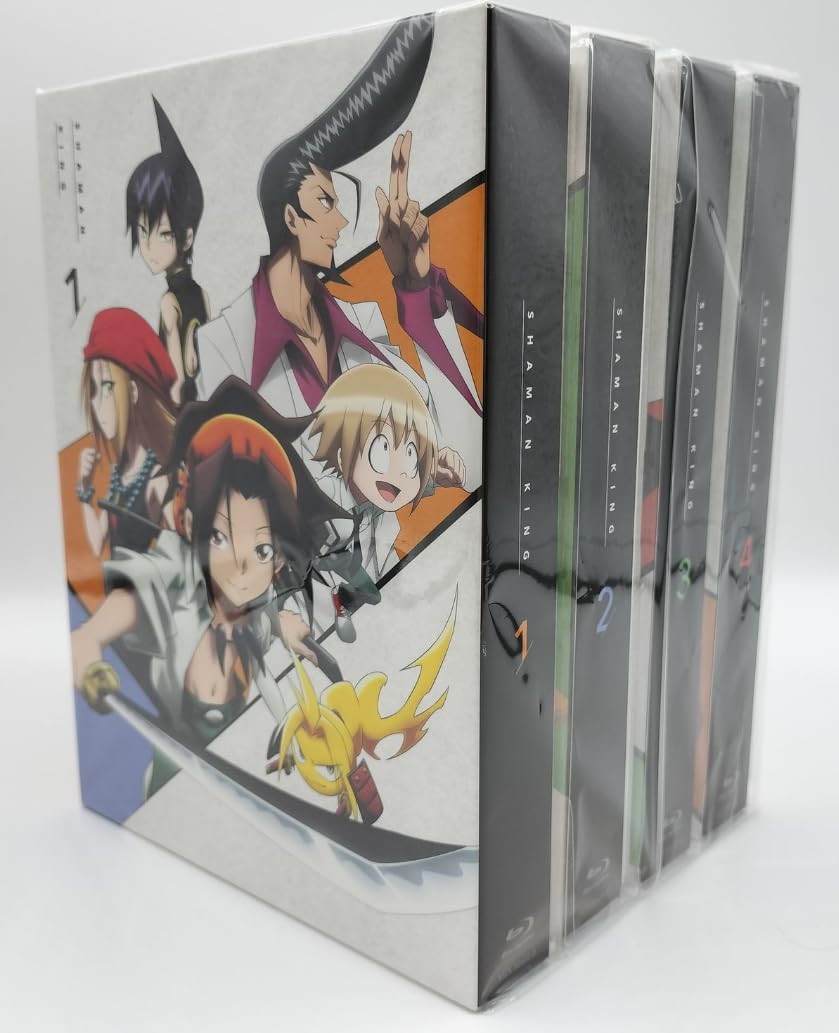 [중고] TV 애니메이션 [SHAMAN KING] Blu-ray BOX 1 ~ 4 총 4 권 세트 첫회 생산 한정판 [Blu-ray]