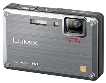 【中古】パナソニック 防水デジタルカメラ LUMIX (ルミックス) FT1 ソリッドシルバー DMC-FT1-S