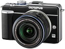 【中古】OLYMPUS ミラーレス一眼 PEN E-PL1レンズキット ブラック E-PL1 LKIT BLK(2)