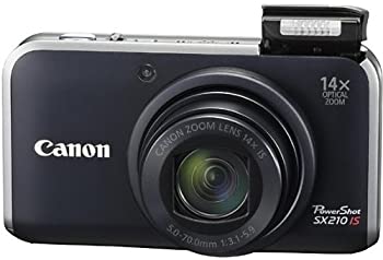 【中古】Canon デジタルカメラ PowerShot SX210 IS ブラック PSSX210IS(BK)【メーカー名】キヤノン【メーカー型番】【ブランド名】キヤノン【商品説明】【中古】Canon デジタルカメラ PowerShot SX210 IS ブラック PSSX210IS(BK)・中古品（ユーズド品）について商品画像はイメージです。中古という特性上、使用に影響ない程度の使用感・経年劣化（傷、汚れなど）がある場合がございます。商品のコンディション、付属品の有無については入荷の度異なります。また、中古品の特性上、ギフトには適しておりません。商品名に『初回』、『限定』、『〇〇付き』等の記載がございましても、特典・付属品・保証等は原則付属しておりません。付属品や消耗品に保証はございません。当店では初期不良に限り、商品到着から7日間は返品を受付けております。注文後の購入者様都合によるキャンセル・返品はお受けしていません。他モールでも併売している商品の為、完売の際は在庫確保できない場合がございます。ご注文からお届けまで1、ご注文⇒ご注文は24時間受け付けております。2、注文確認⇒ご注文後、当店から注文確認メールを送信します。3、在庫確認⇒新品、新古品：3-5日程度でお届け。※中古品は受注後に、再検品、メンテナンス等により、お届けまで3日-10日営業日程度とお考え下さい。米海外倉庫から取り寄せの商品については発送の場合は3週間程度かかる場合がございます。　※離島、北海道、九州、沖縄は遅れる場合がございます。予めご了承下さい。※配送業者、発送方法は選択できません。お電話でのお問合せは少人数で運営の為受け付けておりませんので、メールにてお問合せお願い致します。お客様都合によるご注文後のキャンセル・返品はお受けしておりませんのでご了承下さい。ご来店ありがとうございます。昭和・平成のCD、DVD、家電、音響機器など希少な商品も多数そろえています。レコード、楽器の取り扱いはございません。掲載していない商品もお探しいたします。映像商品にはタイトル最後に[DVD]、[Blu-ray]と表記しています。表記ないものはCDとなります。お気軽にメールにてお問い合わせください。