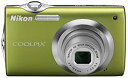 【中古】Nikon デジタルカメラ COOLPIX (クールピクス) S3000 ポップグリーン S3000GR