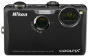 【中古】Nikon デジタルカメラ COOLPIX (クールピクス) S1100pj ブラック S1100PJBK 1410万画素 光学5倍ズーム 広角28mm...