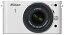 【中古】Nikon ミラーレス一眼カメラ Nikon 1 (ニコンワン) J1 (ジェイワン) 標準ズームレンズキット ホワイトN1 J1HLK WH