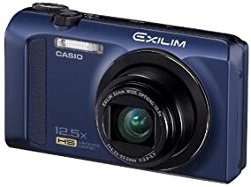 【中古】CASIO デジタルカメラ EXILIM EX-ZR200 ブルー EX-ZR200BE