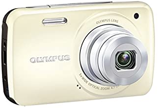 楽天Come to Store【中古】OLYMPUS デジタルカメラ VH-210 ホワイト 1400万画素 光学5倍ズーム DIS ハイビジョンムービー 3.0型LCD 広角26mm 3Dフォト機能 VH-210 WHT