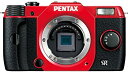 【中古】PENTAX ミラーレス一眼 Q10 ボディ レッド Q10 BODY RED 12186