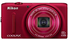 【中古】Nikon デジタルカメラ COOLPIX S9500 光学22倍ズーム Wi-Fi対応 ヴェルヴェットレッド S9500RD