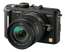 【中古】パナソニック ミラーレス一眼カメラ GF1 レンズキット(14-45mm/F3.5-5.6標準ズームレンズ付属) エスプリブラック DMC-GF1K-K