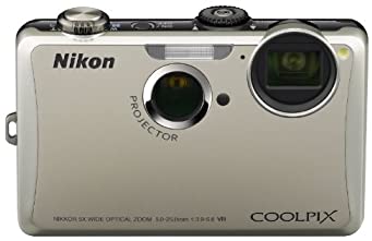 【中古】Nikon デジタルカラ COOLPIX (クールピクス) S1100pj シルバー S1100PJSL 1410万画素 光学5倍ズーム 広角28mm 3型タッチパネル液晶プロジェク