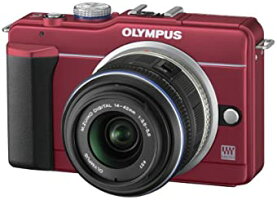 【中古】OLYMPUS ミラーレス一眼 E-PL1s レンズキット レッド E-PL1s LKIT RED