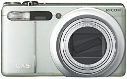 【中古】RICOH ハイブリッドAFシステム搭載 光学10.7倍ズーム CX5 グリーンシルバー CX5GS