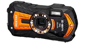 楽天Come to Store【中古】PENTAX 防水デジタルカメラ Optio WG-2GPS （シャイニーオレンジ） OPTIOWG-2GPSOR