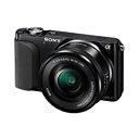 【中古】SONY ミラーレス一眼 NEX-3N パワーズームレンズキット E PZ 16-50mm F3.5-5.6 OSS付属 ブラック NEX-3NL B(2)