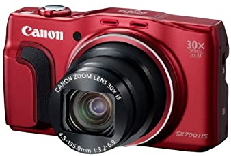 【中古】Canon デジタルカメラ Power Shot SX700 HS レッド 光学30倍ズーム PSSX700HS(RE)