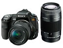 【中古】ソニー SONY デジタル一眼レフカメラWズームレンズキット α200 ダブルズームキット DSLR-A200W