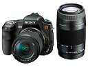 【中古】ソニー SONY デジタル一眼レフカメラWズームレンズキット α200 ダブルズームキット DSLR-A200W